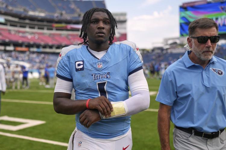 Titans' penalty woes and sacks plague rookie QB Cam Ward in home opener loss