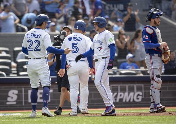 Myles Straw's multi-home game stirs Blue Jays to 14-2 rout of Rangers
