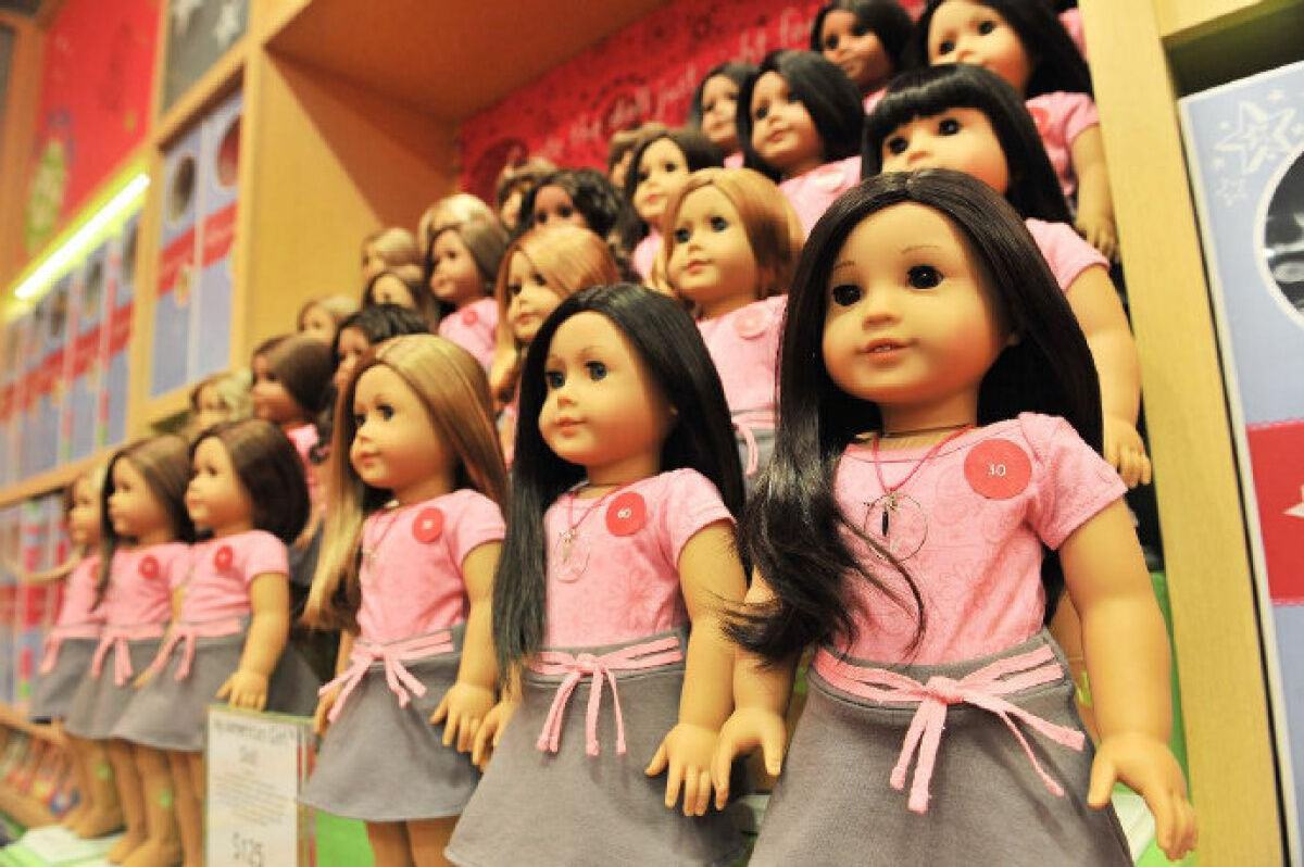 American girl hot sale sales down