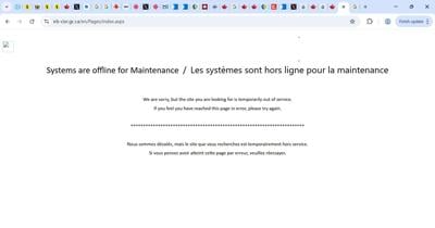 Message on refugee board's website.jpg