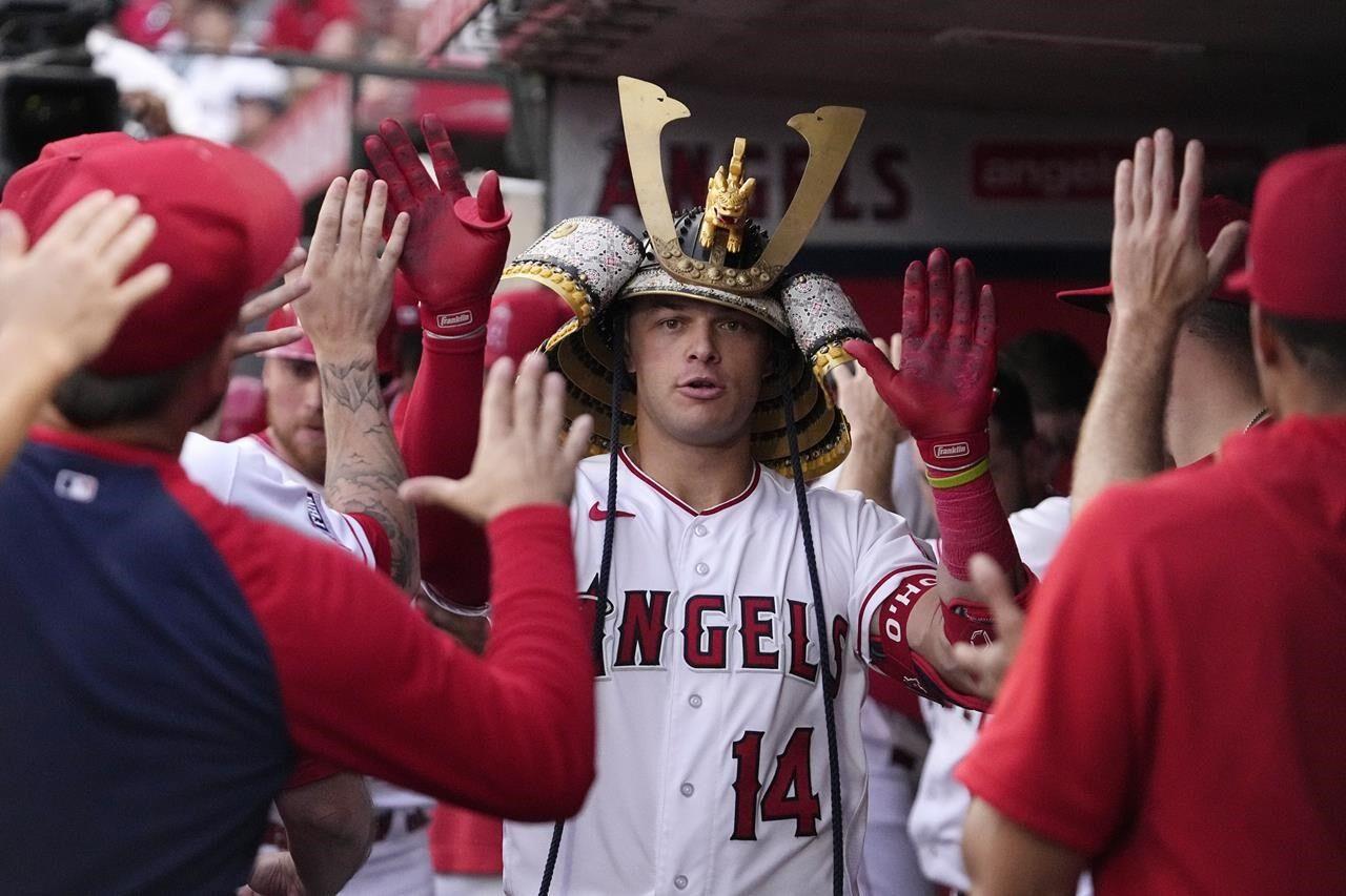 Reds spoil Mike Trout's return to the Angels' lineup with a 4-3