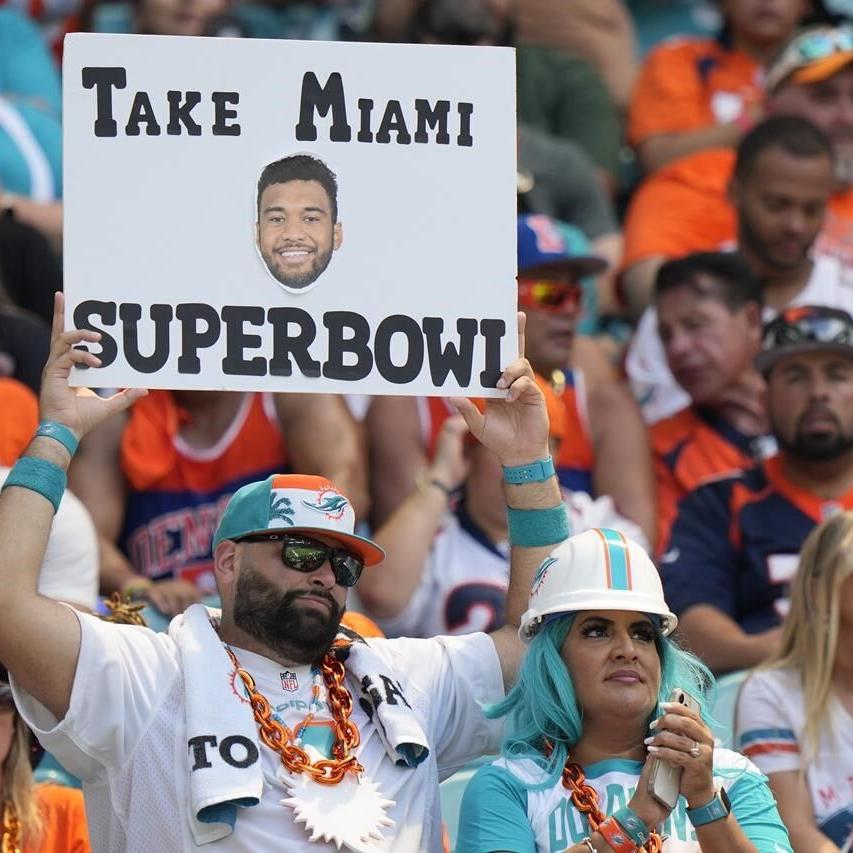 Dolphins rout Broncos 70-20, scoring the most points by an NFL