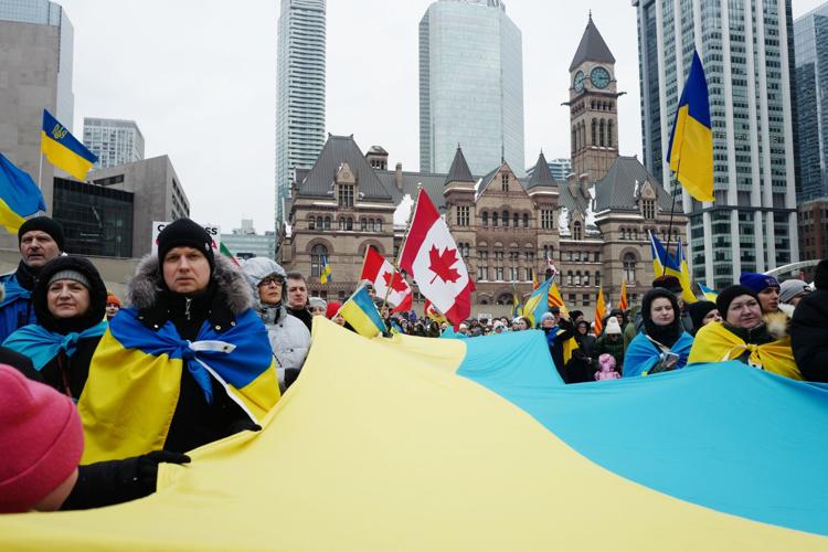 Ukraine rally marks 3rd anniversary of Russian invasion