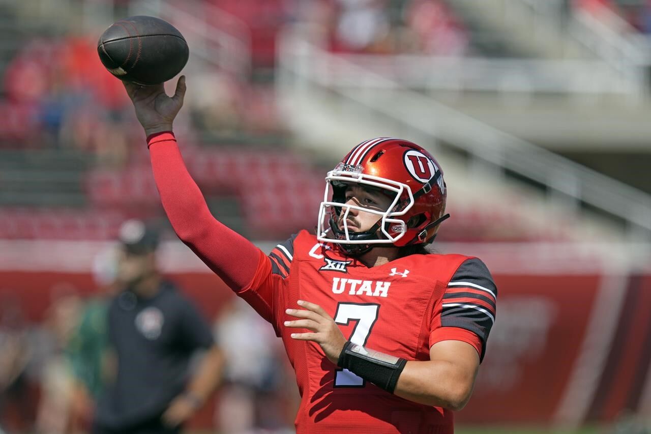 Utah QB Cam Rising leaves matchup with Baylor because of a right hand ...