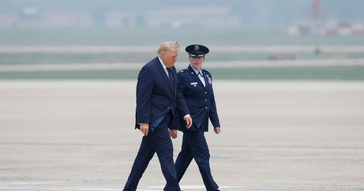 Trump tariff threat over wildfire smoke comes as trade talks stall