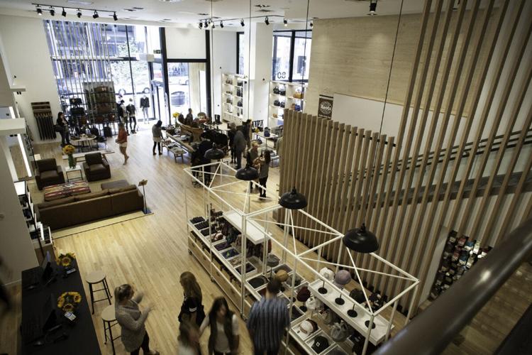 The Roots Building Outdoor-indoor line blurs at renovated Roots flagship store