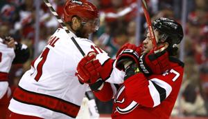 Simon Nemec scores in 2nd OT to lift Devils past Hurricanes 3-2 in Game 3