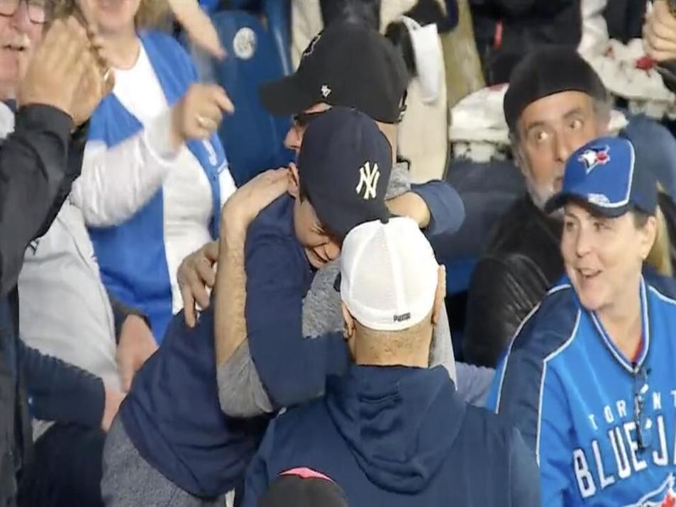 Act of Kindness: Young New York Yankees fan has tears of joy after