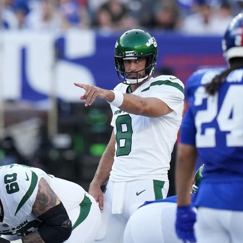 Aaron Rodgers throws a TD pass in his brief preseason debut as Jets beat  Giants 32-24