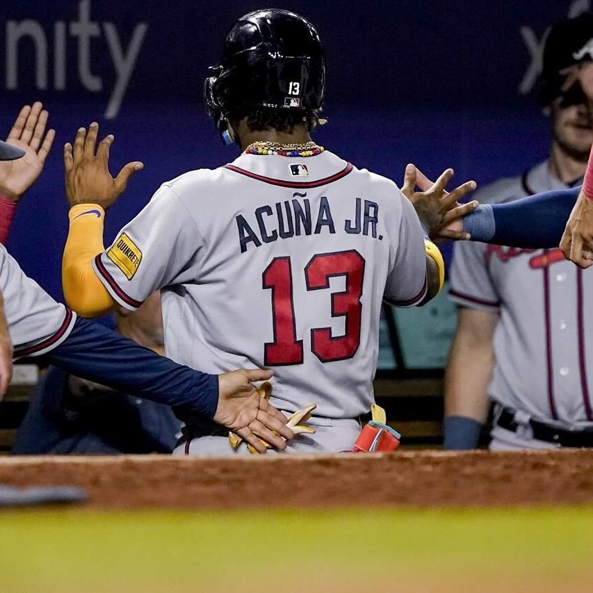 Ozzie Albies's 100th RBI, Ronald Acuña's 140th run and Matt Olson's 53rd  homer lift the Braves past the Nationals - The Boston Globe