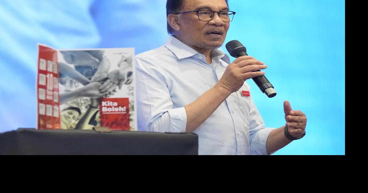Malaysian opposition leader Anwar appeals for poll victory