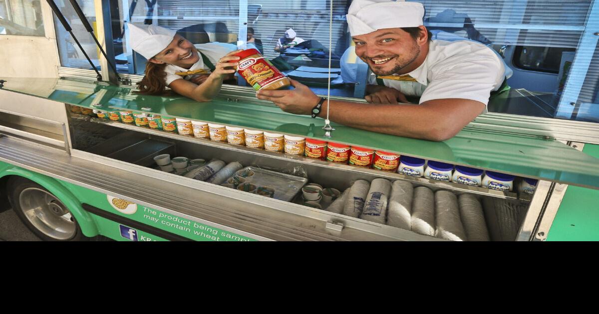 Peanut butter food truck rollup Urban Cookbook recipe