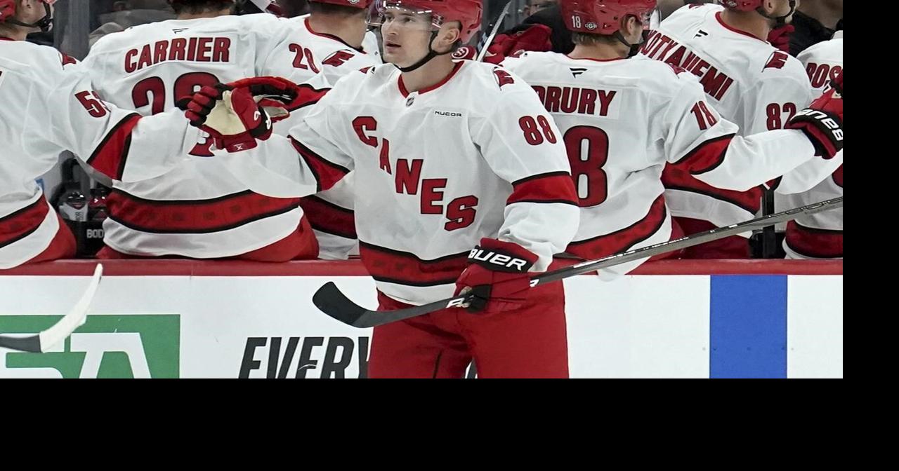 Martin Necas has goal and assist as Hurricanes cruise to 4-1 win over Penguins