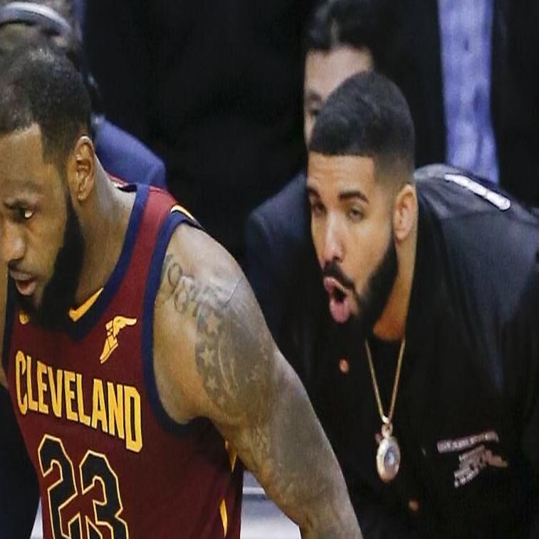 Drake left steaming after words with Cavaliers centre Kendrick Perkins in  playoff loss