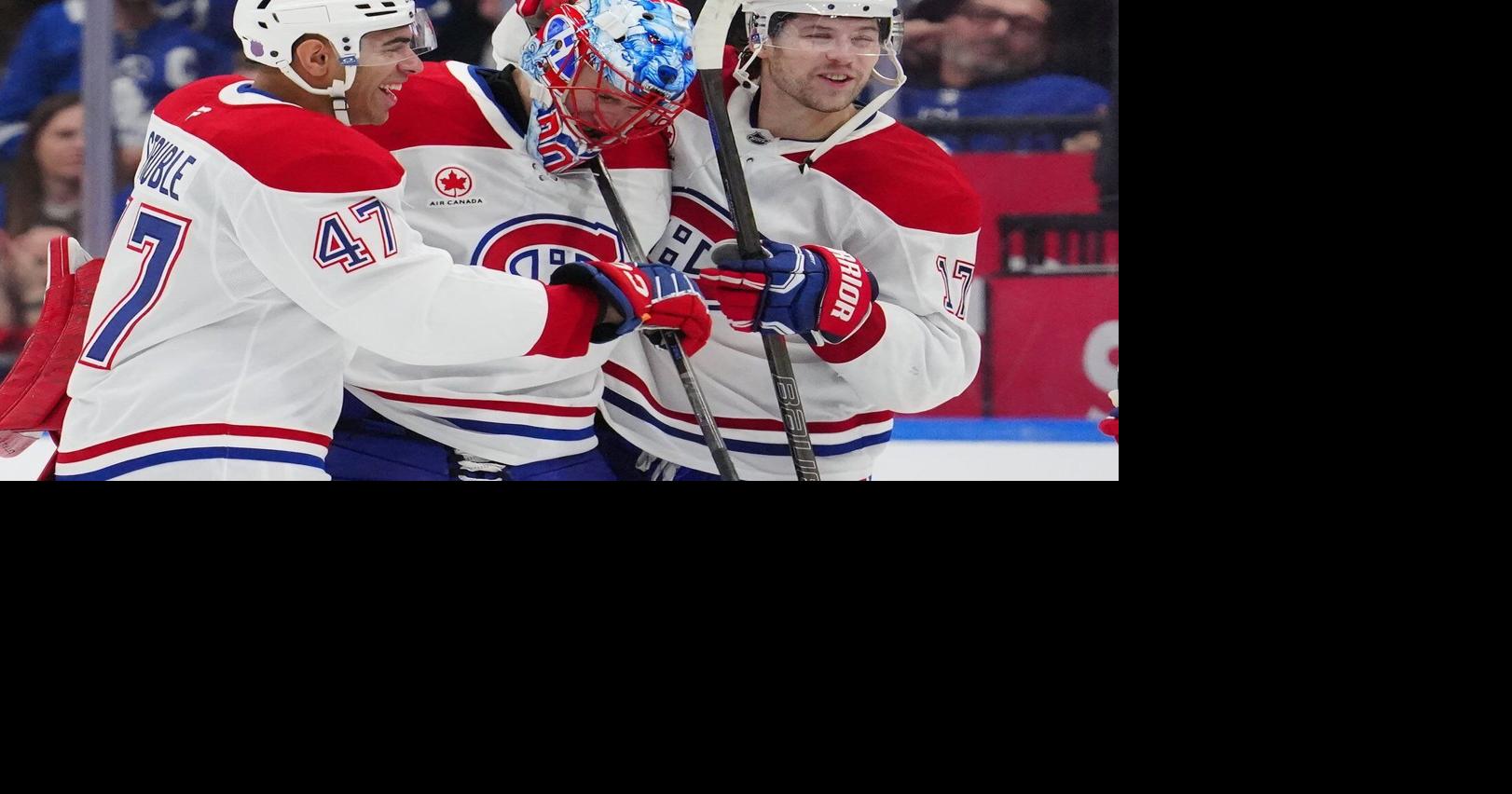 ‘Very combative’: Jakub Dobes stepping up in the crease for Canadiens