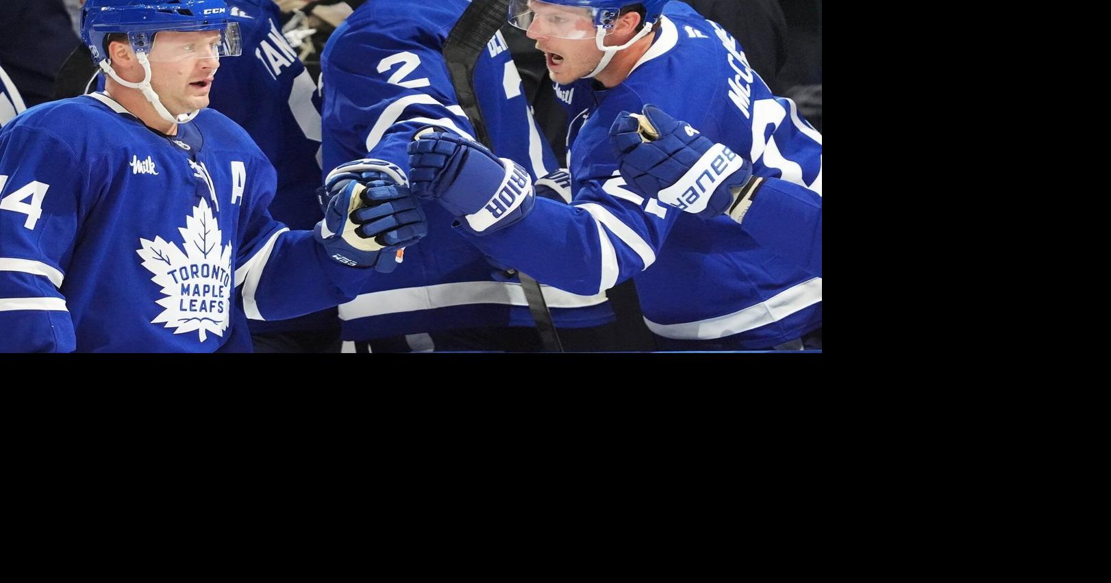 Maple Leafs top Canadiens 5-2 to open post-Marner era in Toronto