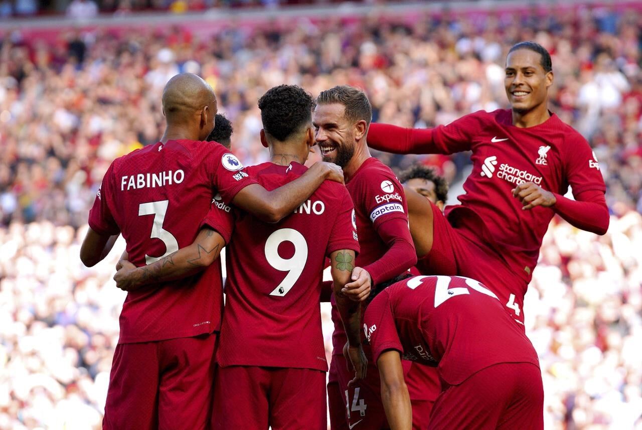 Rampant Liverpool scores 9, Haaland nets hat trick for City