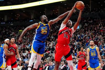 Scottie Barnes's triple-double powers Raptors past Warriors 141-127 in OT
