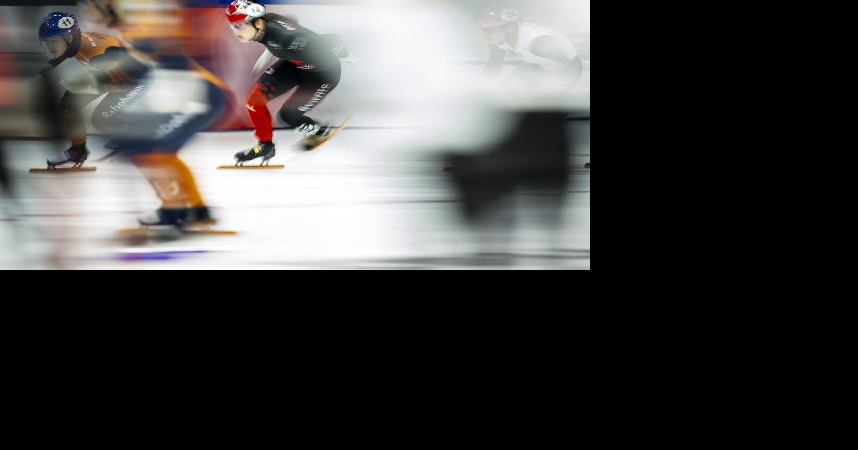 Canadian short track speedskaters Sarault, Dandjinou claim gold in the Netherlands