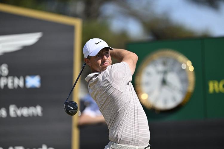Rory McIlroy hitting his stride and shares Scottish Open lead with Chris Gotterup