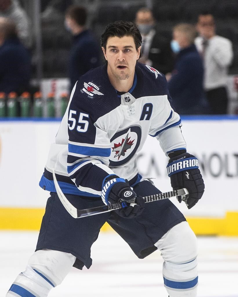 Winnipeg Jets Mark Scheifele is not expected to play through the