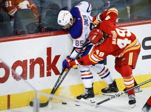 Flames sign forward Andrew Basha tothree-year entry-level contract