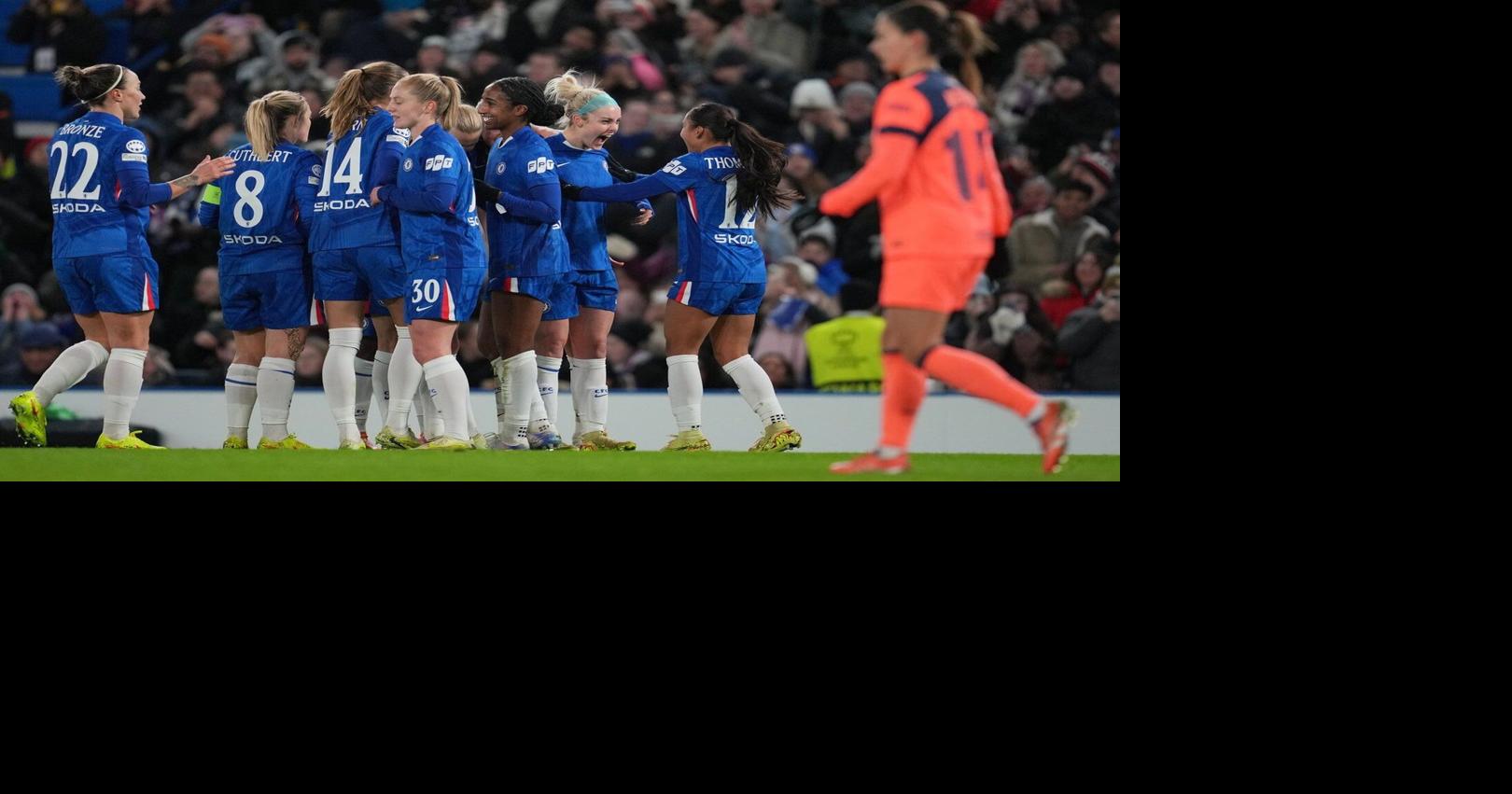 Chelsea and Barcelona draw 1-1 in the Women’s Champions League, Bayern beats last-place PSG