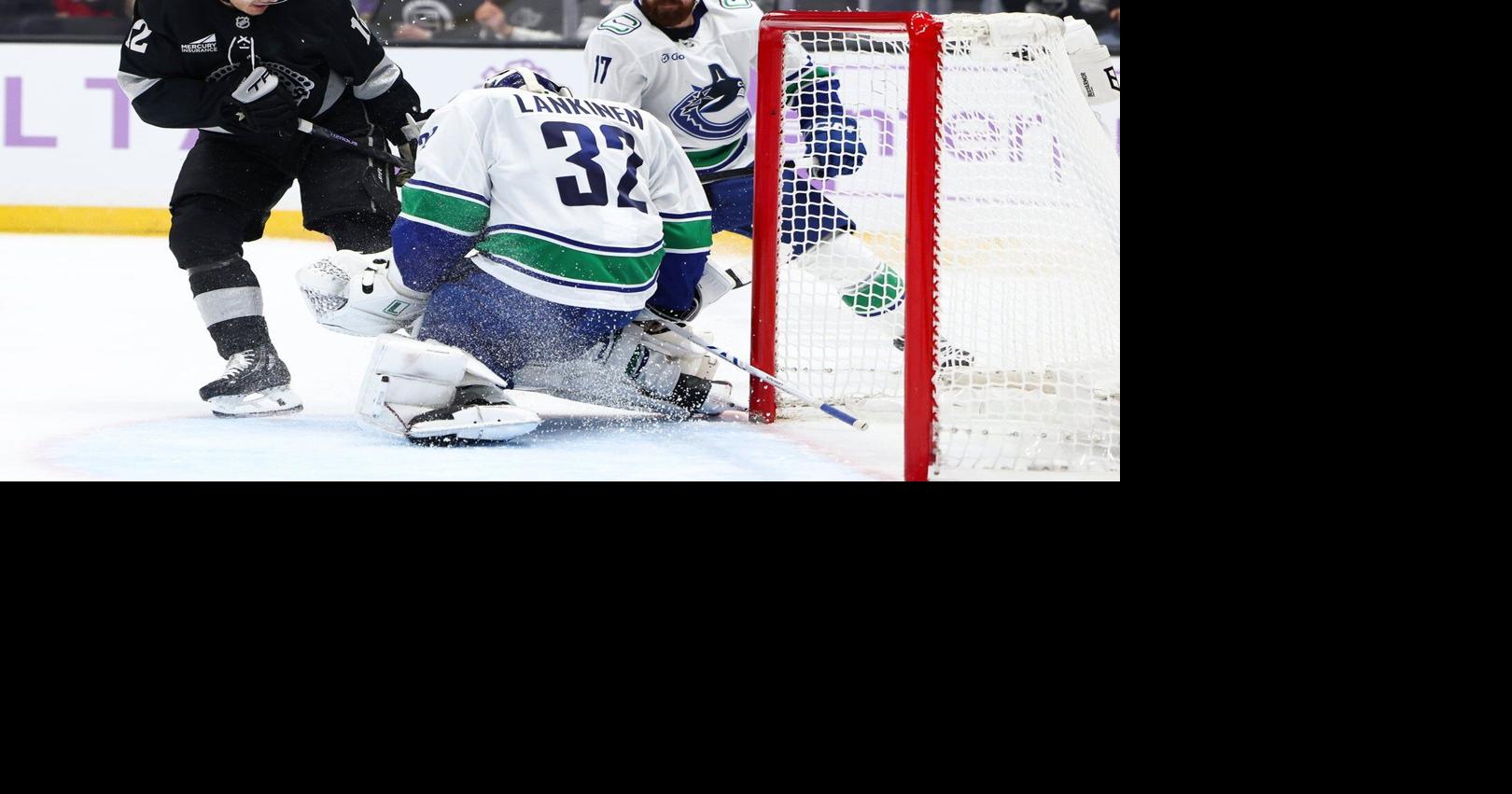 Kempe scores in overtime, Forsberg makes 19 saves in Kings' 2-1 win over Canucks