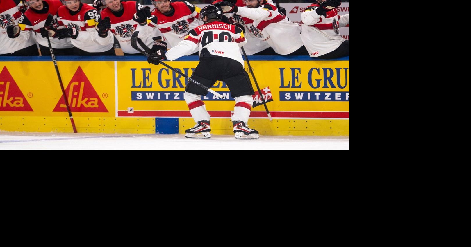 Austria beats Latvia for 3rd straight win at ice hockey worlds, Norway shuts out Italy