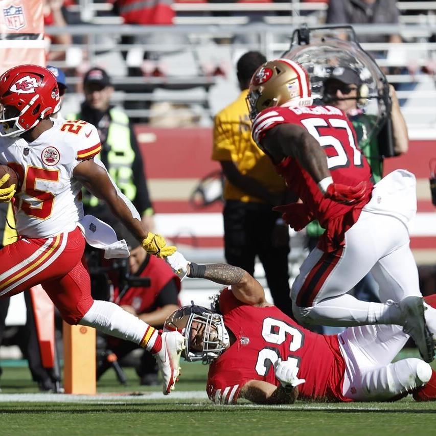 49ers lose to Chiefs as Mahomes throws for 3 TDs