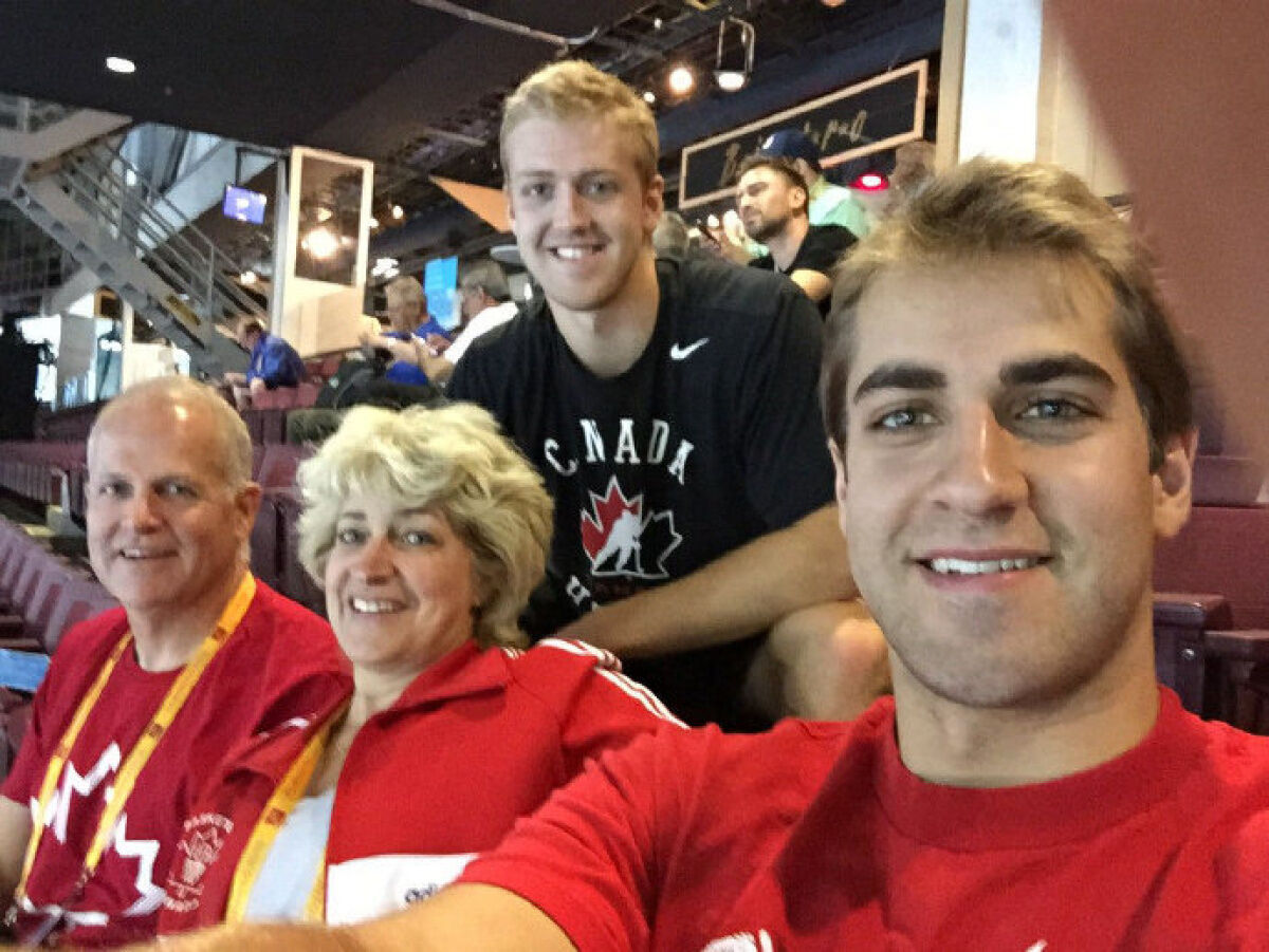 Dougie Hamilton and family making most of Pan Am experience image photo