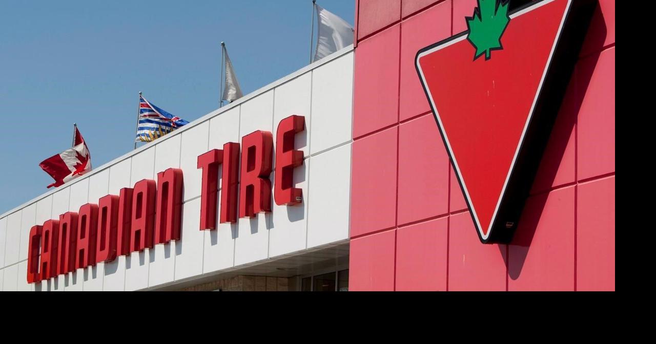 Moncton Canadian Tire displays Christmas products after run on patio