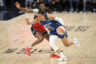 Napheesa Collier returns from the Olympic break to help the Lynx beat the Mystics, 79-68