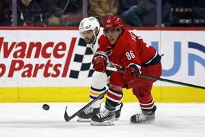 Brett Pesce scores in regulation and overtime in Hurricanes' 3-2 victory over Penguins