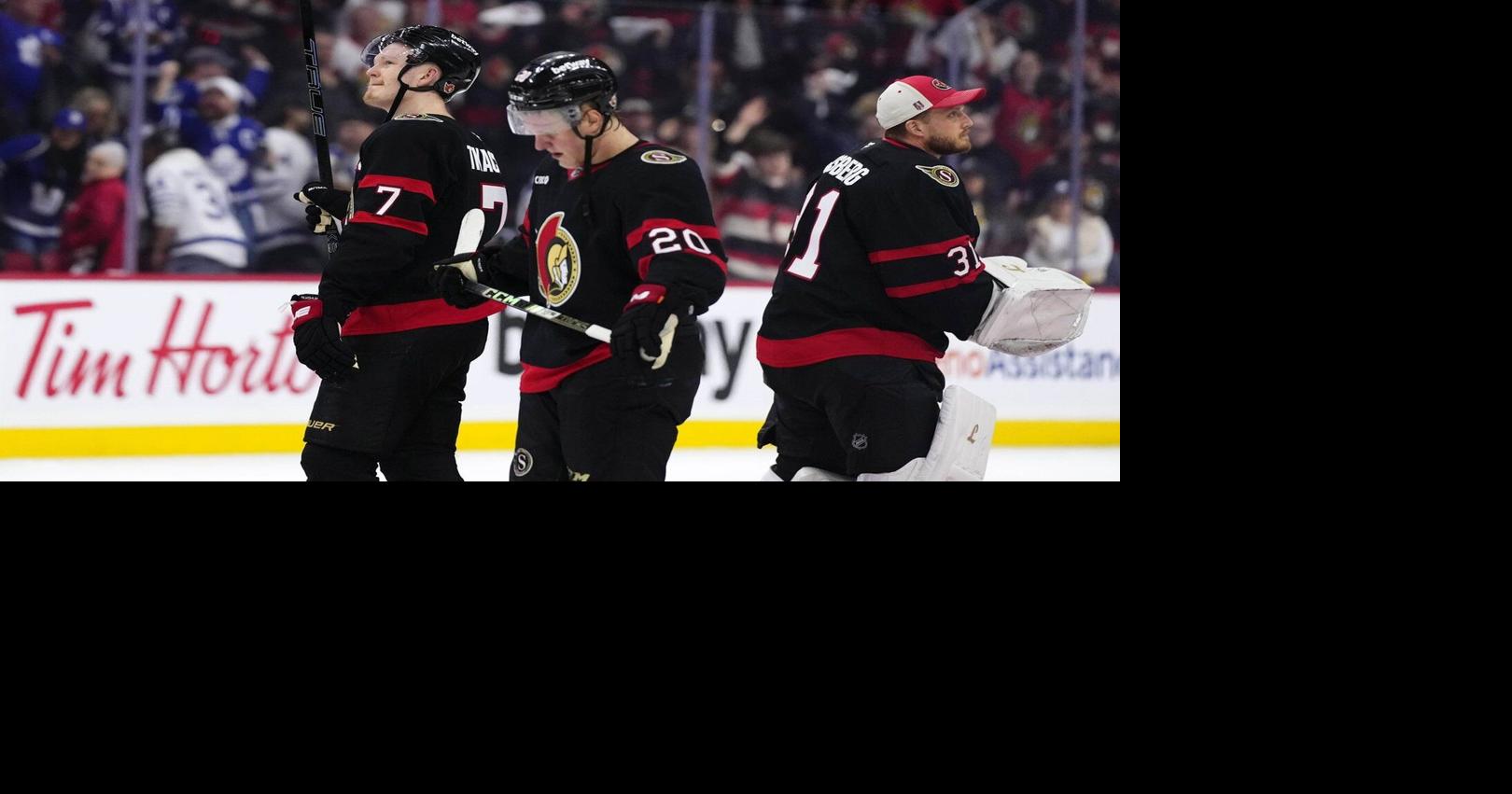 Brady Tkachuk said even with loss, playoff experience good for Ottawa Senators