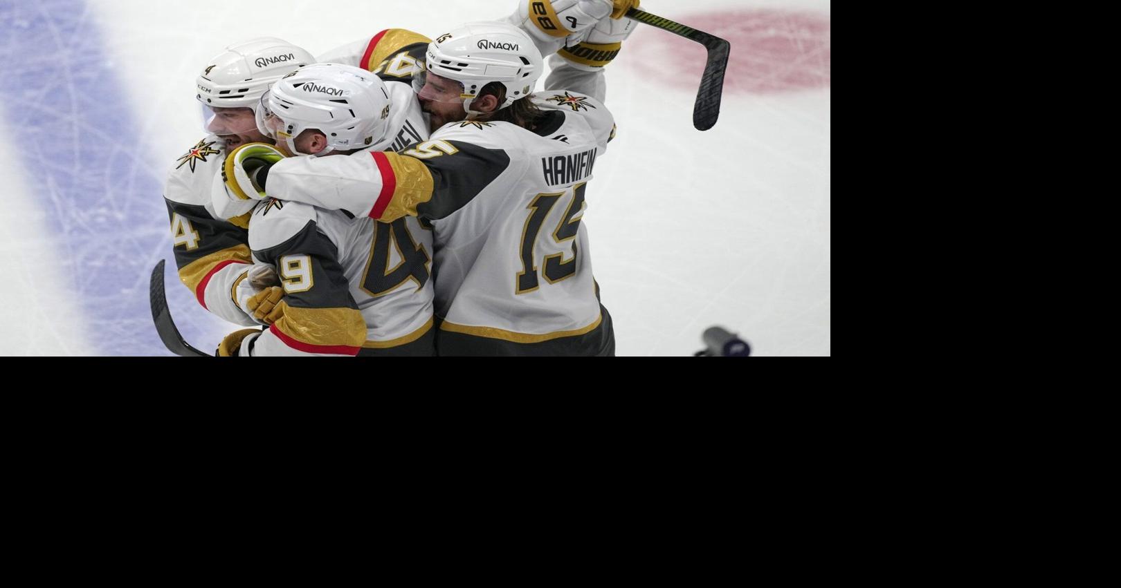 Barbashev, Eichel score in 2:07 span, Golden Knights stun Avs 3-1 to take 2-0 series lead
