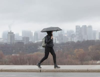 Cloudy umbrella