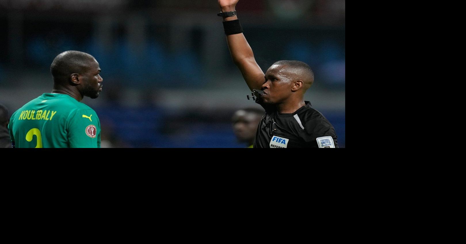 Senegal captain Kalidou Koulibaly sent off in 100th appearance, will miss last 16 game at Africa Cup