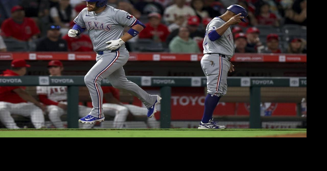 Jacob deGrom pitches 4 solid innings and the Texas Rangers hit 4 homers in a 5-2 win over the Angels