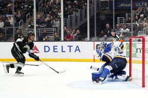 Byfield scores in overtime, Kings end 5-game skid with 2-1 win over Blues