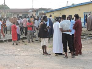Nigeria police fire tear gas at protesters gathering over the deaths of 37 miners in custody