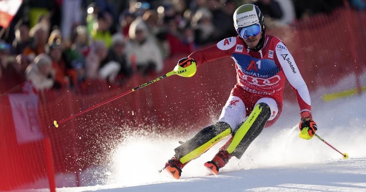 German skier Strasser takes Kitzbuehel slalom for 1st win in 2 years ...