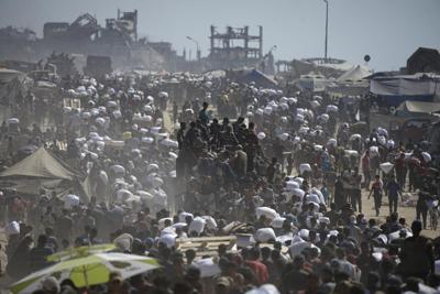 Israeli fire kills at least 18 in Gaza, US envoy visits hostage family protest