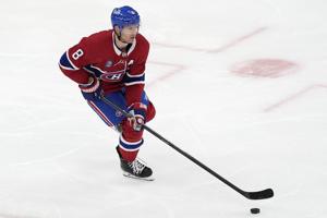 Canadiens defenceman Mike Matheson exits vs. Kings with upper-body injury