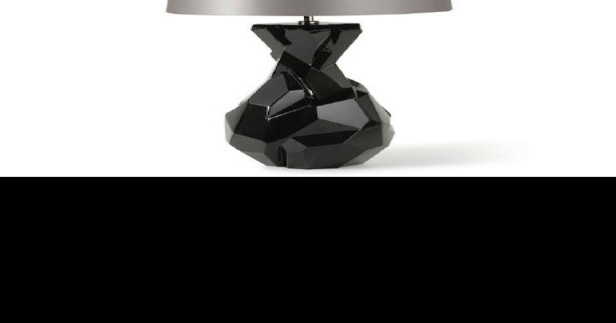 The Knockoff Faceted lamps bring sensual touch to any room