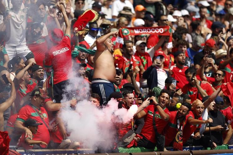 Morocco making waves with polished play and fervent fans at Olympics ...