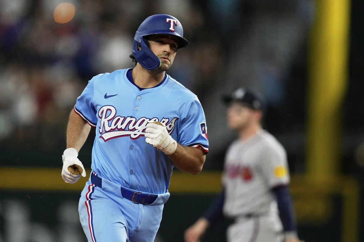 Rangers strike early, run winning streak to 6 with 8-1 victory over  struggling Braves