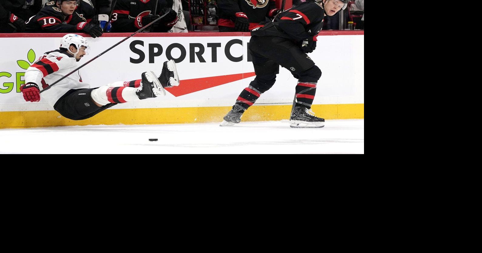 Tkachuk, Ullmark lead Senators to 4-1 win over Devils