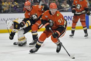 Leo Carlsson scores twice and Ducks send Bruins to another loss, 6-2