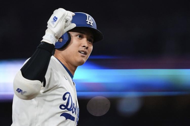 Ohtani homers twice and drives in 6 runs on his bobblehead night in Dodgers' 19-2 rout of Athletics